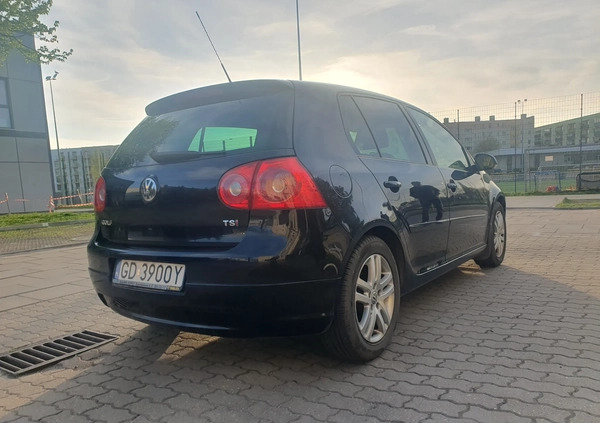 Volkswagen Golf cena 19500 przebieg: 95600, rok produkcji 2008 z Gdańsk małe 79